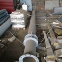 Дымовая труба на растяжках Ду 800